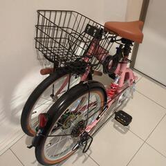 20インチ 6段変速 ギヤ折り畳み自転車　FS206LL