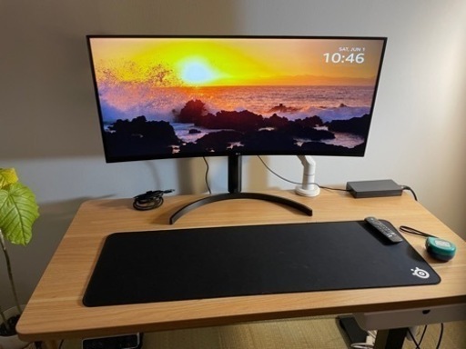 LG 35WN75C-B 35インチ ウルトラワイド 曲面ディスプレイ