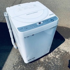   EJ433番✨SHARP✨電気洗濯機 ✨ES-GE6B-W