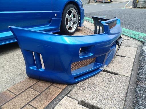 R34 スカイライン用 EUROU製フロントエアロバンパー スカイライン ER34