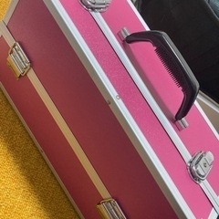 ジェルネイルセット☆ピンクのメイクボックス付き！