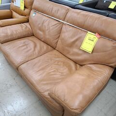 J4914　NITORI　ニトリ　二人掛けソファ　N　B-637KD　BR　ブラウン　クリーニング済　【リユースのサカイ柏店】