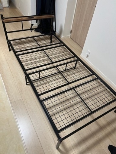家具 ベッド シングルベッド　　マットレス付き