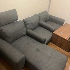 家具 カウチソファ 3人掛けL字ソファ