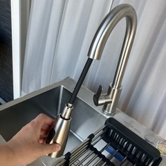 ガーデンシンク　ステンレス　新品　未使用　組立ずみ　ホースのびる