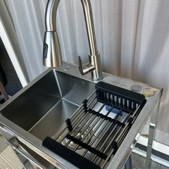 ガーデンシンク　ステンレス　新品　未使用　組立ずみ　ホースのびる