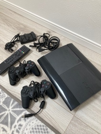 【SONY】プレイステーション3（コントローラ2個\u0026リモコン付き）