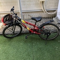 自転車　子供用　22インチ　シマノ製ギア