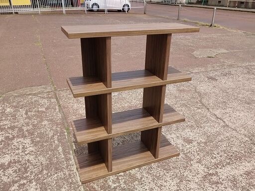 木製４段ラック　オープンシェルフ『中古美品』