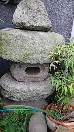 筑波石・天然自然石石灯篭