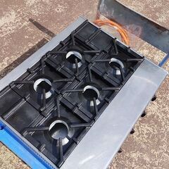 タニコー　TMS-TGD5　５口ガステーブル　LPガス『中古使用感あり』