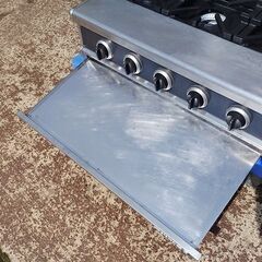 タニコー　TMS-TGD5　５口ガステーブル　LPガス『中古使用感あり』