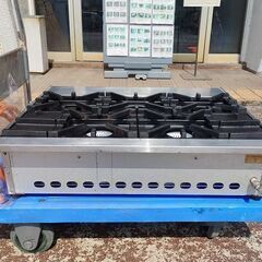 タニコー　TMS-TGD5　５口ガステーブル　LPガス『中古使用感あり』