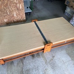 【ネット決済】中居木工　折り畳み式　畳ベッド