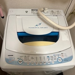 【取引中】TOSHIBA 洗濯機 6キロ