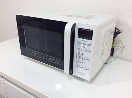 （6/10受渡済）JT8860【HITACHI/日立 電子レンジ】美品 2020年製 HMR-FT183 家電 キッチン 庫内フラット ヘルツフリー