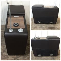 NITORI/ニトリ リクライニングソファ 電動 二人掛け ダークブラウン系 BOX付 24e菊NS