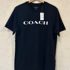 新品 COACH コーチ メンズ エッセンシャル Tシャツ ブラ...