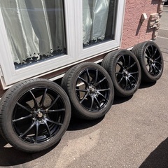 ウェッズスポーツアルミとタイヤ4本セット