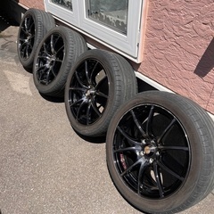 ウェッズスポーツアルミとタイヤ4本セット