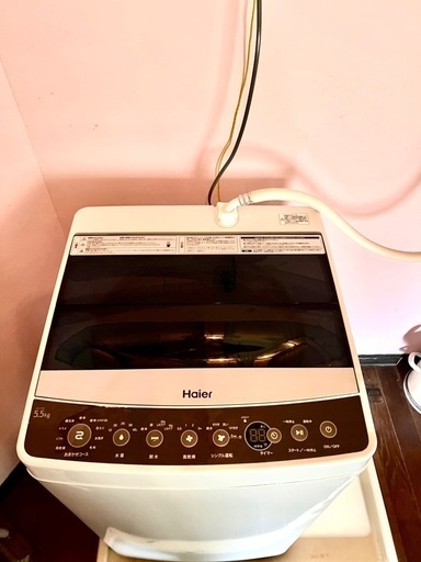 ◉配送可 ◉　 Haier 5.5kg 全自動洗濯機 JW-C55A
