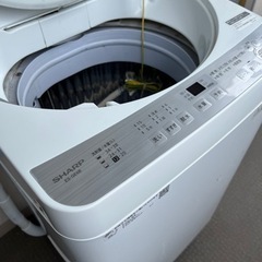シャープ　洗濯機　洗濯乾燥機 2018年製　 風乾燥