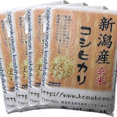 2023年新潟県産コシヒカリ玄米(真空パック)５kg