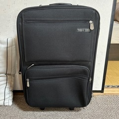 【美品】キャスター付小型スーツケース  カバン　バッグ　旅行用