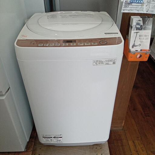 ★【シャープ】全自動洗濯機 2021年製 7kg [ES-T713] 【3ヶ月保証付き★送料に設置込み】自社配送時代引き可※現金、クレジット、スマホ決済対応※