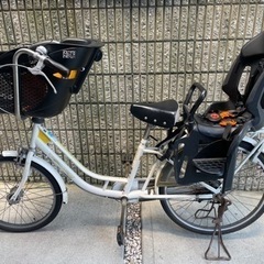 子供乗せ自転車+チャイルドシート付き　アサヒサイクル