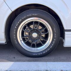 中古】ハイエース用ホイール5ZIGENパンテーラ・タイヤTOYO H20