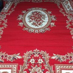 ペルシャ絨毯風　カーペット　フロアマット　ラグ　ロココ　アンティーク