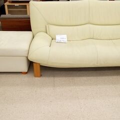 ☆ジモティ割あり☆ カリモク ドマーニ ソファ ベージュ H70×D75×W210 