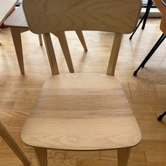 N643☆IKEA製☆ダイニング5点セット☆ダイニングテーブル☆幅1400mm