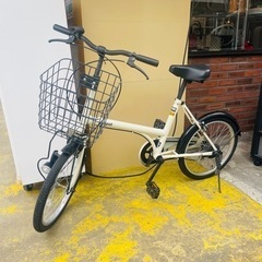 【池上店】サイクルスポット　自転車　ミニベロ　白　ホワイト　20...
