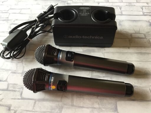 audio-technica　ワイヤレスマイク　及び　充電器セット