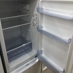 【1年間動作保証付き】YAMAZEN 2ドア冷蔵庫　173L 2022年製