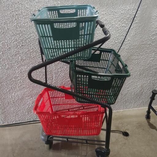 3段買い物カート　ショッピングカート　キャリア