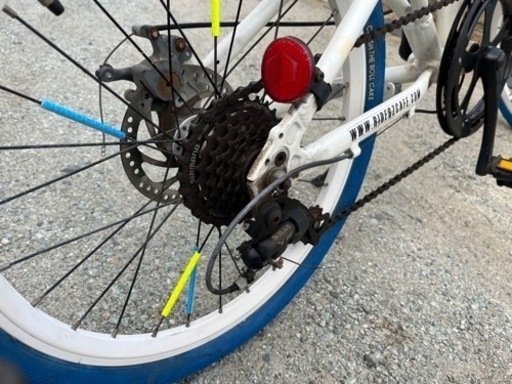 Coca Colaコカ・コーラロゴの折りたたみ自転車-手渡しのみでお願いし