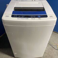 【格安】AQUA 6.0kg洗濯機 AQW-S60B 2014年...