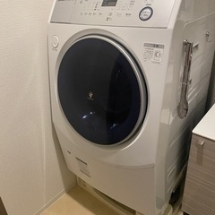 【ネット決済】SHARP ドラム式洗濯機　ES-H10C 右開き