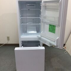 (6/30受渡済)JT8871【YAMADA/ヤマダ 2ドア冷蔵庫】美品 2022年製 YRZ-F15J 家電 キッチン 冷蔵冷凍庫 右開き 156L