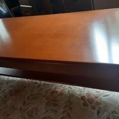 木製テーブル　116×57　高さ43