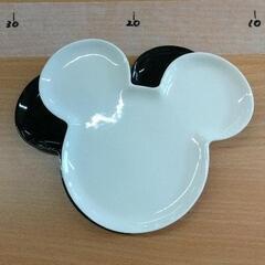 0602-141 ミッキーマウス　お皿　2枚セット