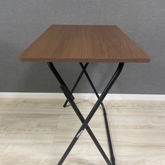 ニトリ 折りたたみテーブル(7070 ミドルブラウン FT2)