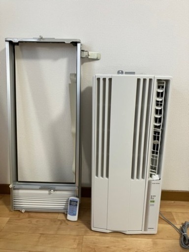 2020年製CORONA(コロナ) 窓用エアコン　ウインドエアコン (冷房専用タイプ) 液晶リモコン付 シェルホワイト CW-16A(WS)