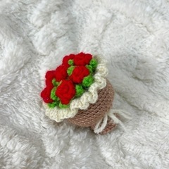 編み物花束