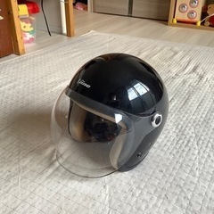 【取引終了】ジェットヘルメット　Gino ブラック　1,000円
