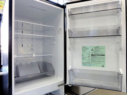 340L‼️1907番 TOSHIBA✨東芝ノンフロン冷凍冷蔵庫✨GR-34ZY‼️