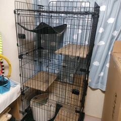 アイリスオーヤマ　猫ゲージ 大型 3段　RFC-904 　